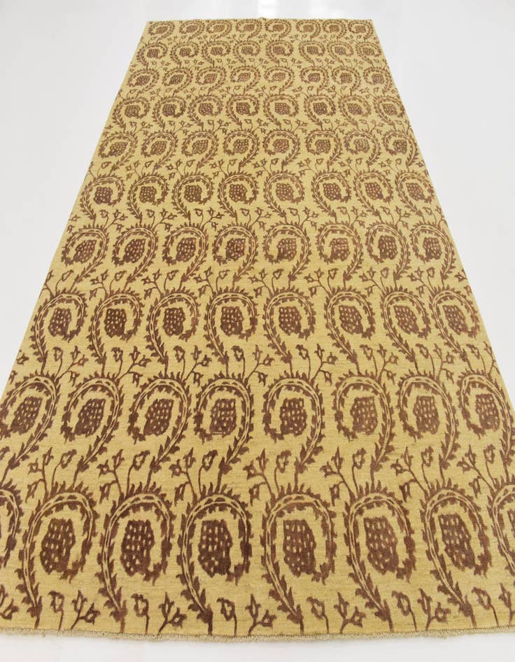 Detail image of 8' x 11' 2  Hand Knotted Peshawar Ziegler Rug