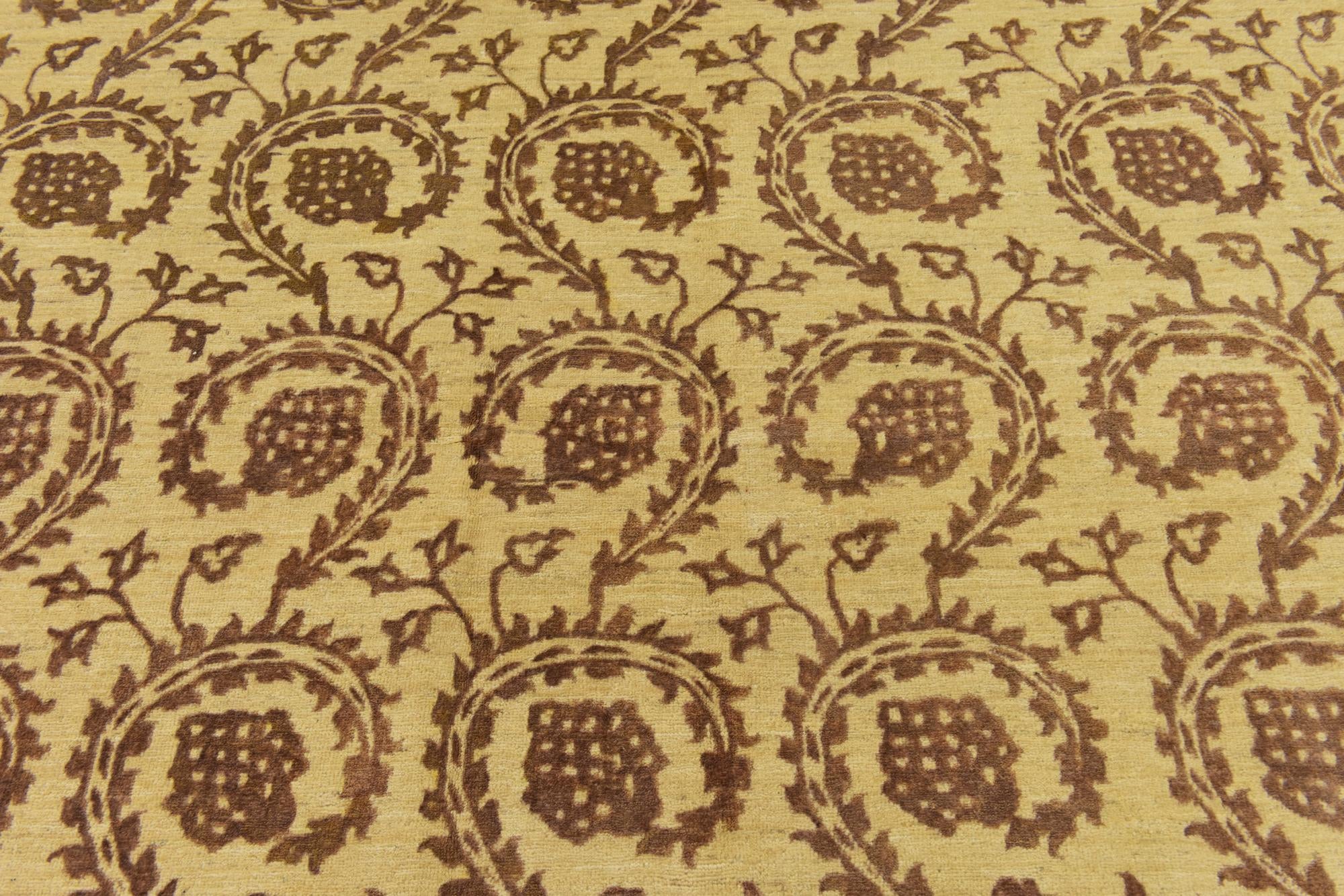 8' x 11' 2 Hand Knotted Peshawar Ziegler Rug