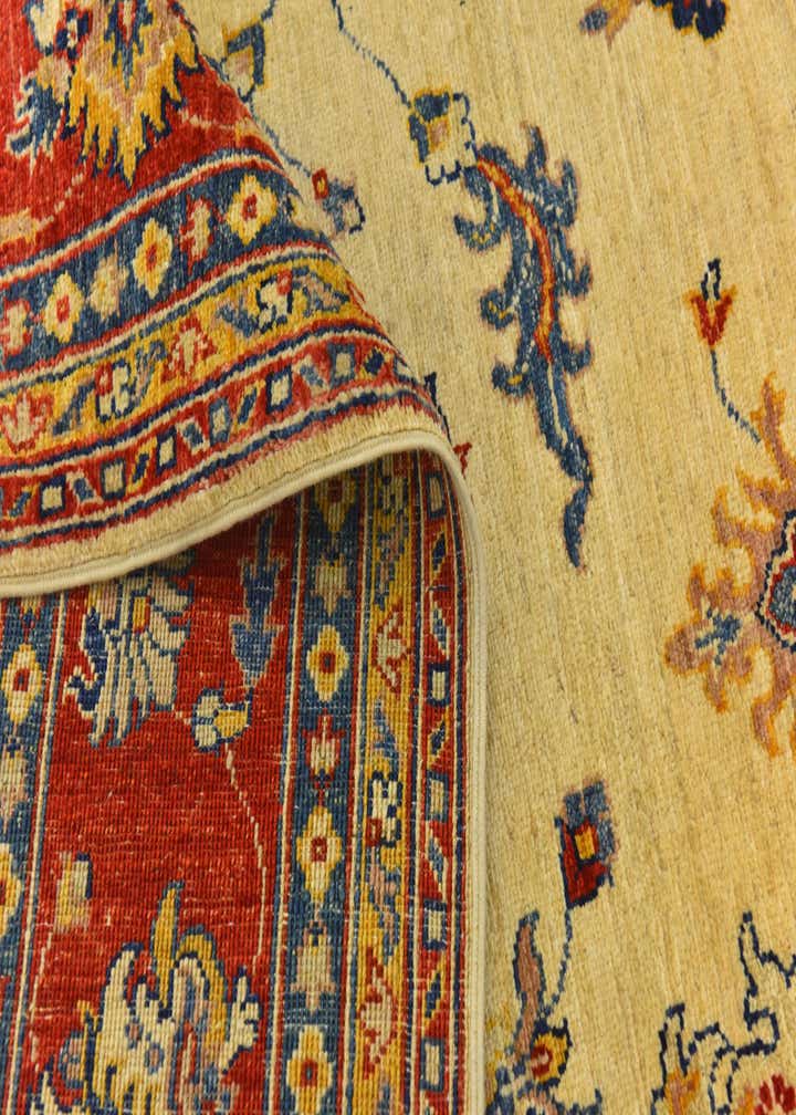 6' 3 x 10' 5 Hand Knotted Peshawar Ziegler Rug