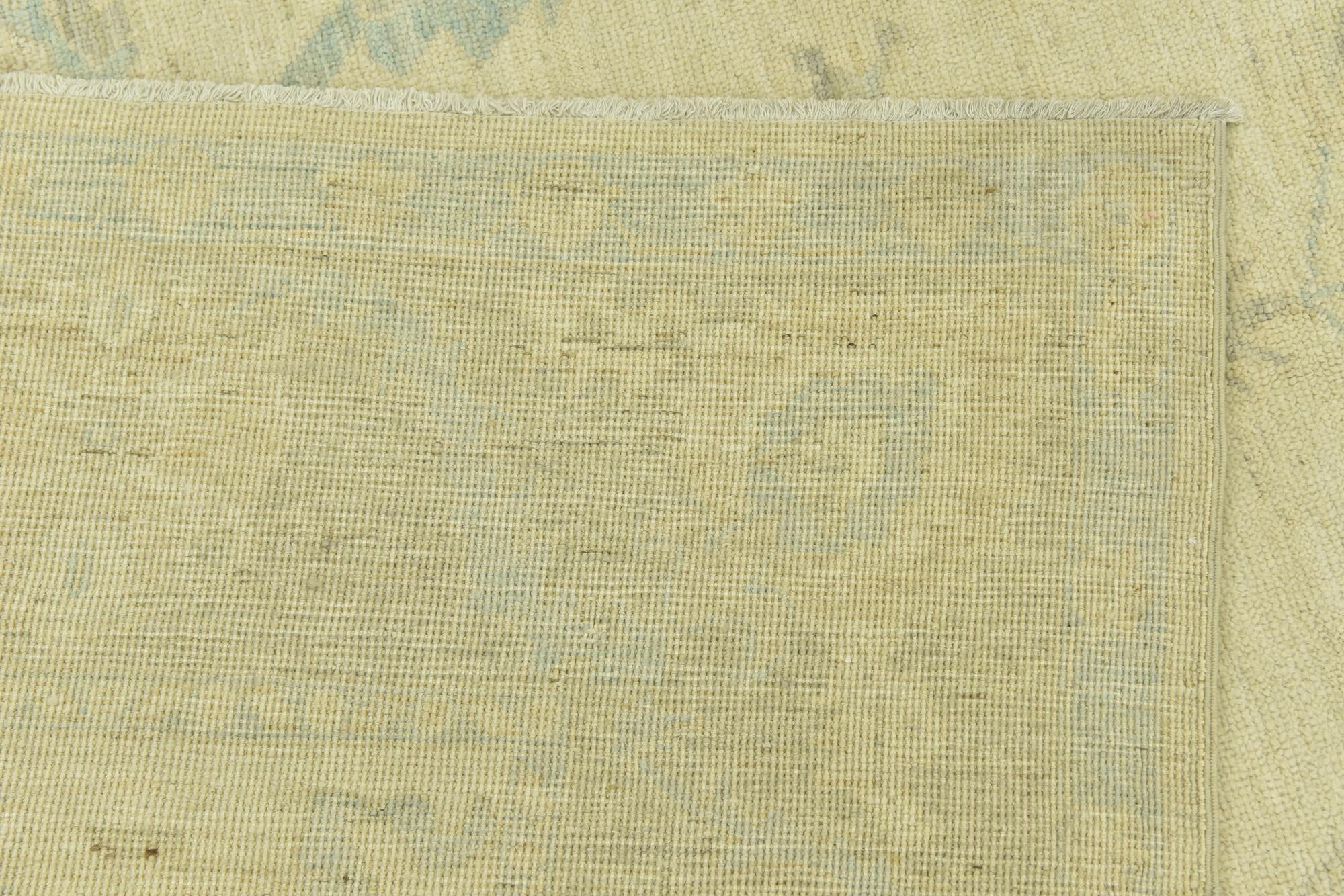 6' 7 x 9' 6 Hand Knotted Peshawar Ziegler Rug