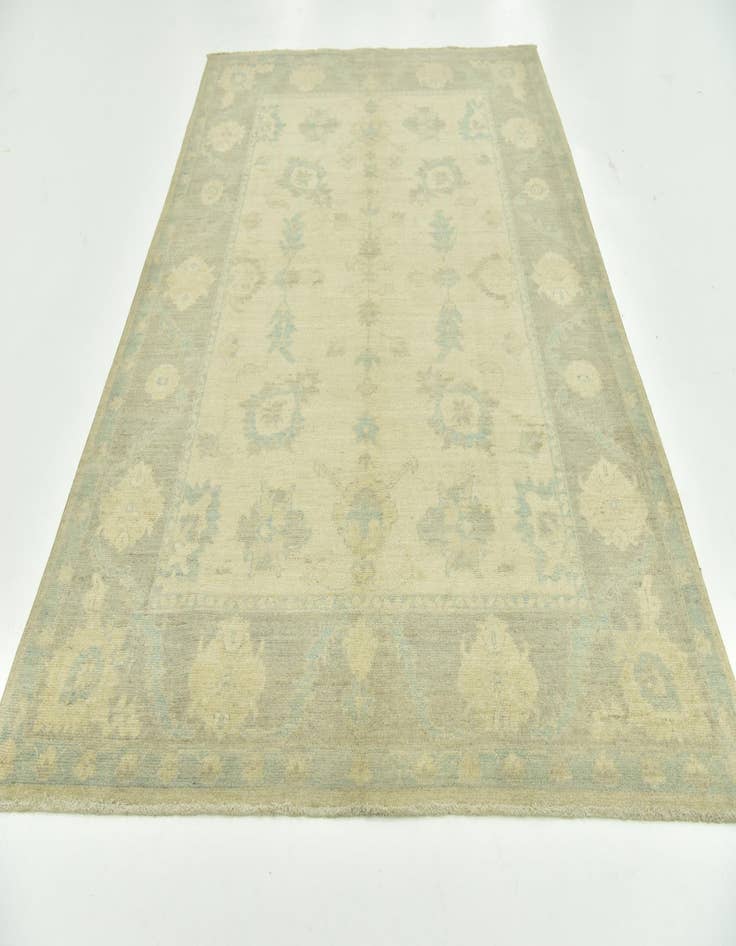 Detail image of 6' 7 x 9' 6 Hand Knotted Peshawar Ziegler Rug
