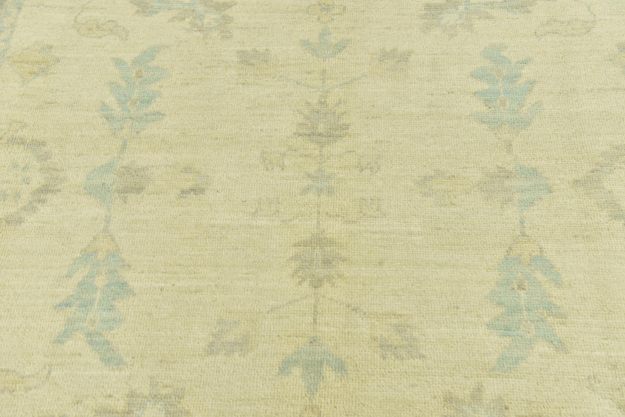 6' 7 x 9' 6 Hand Knotted Peshawar Ziegler Rug