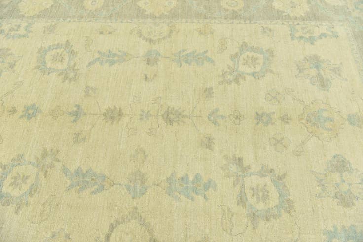 Detail image of 6' 7 x 9' 6 Hand Knotted Peshawar Ziegler Rug