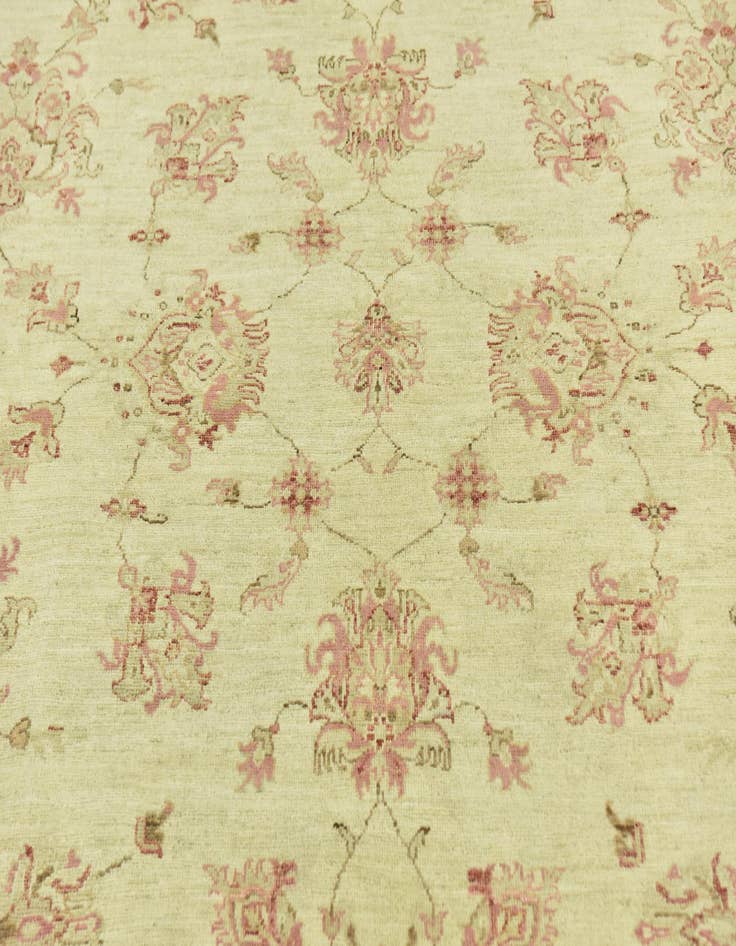 Detail image of 5' 7 x 7' 10  Hand Knotted Peshawar Ziegler Rug