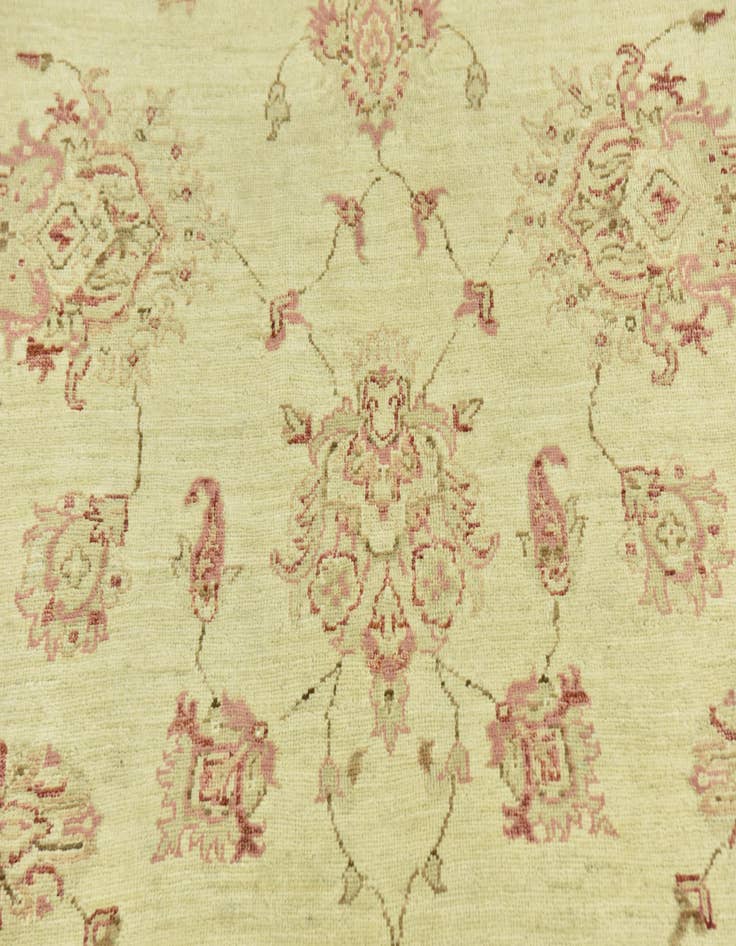 Detail image of 5' 7 x 7' 10  Hand Knotted Peshawar Ziegler Rug
