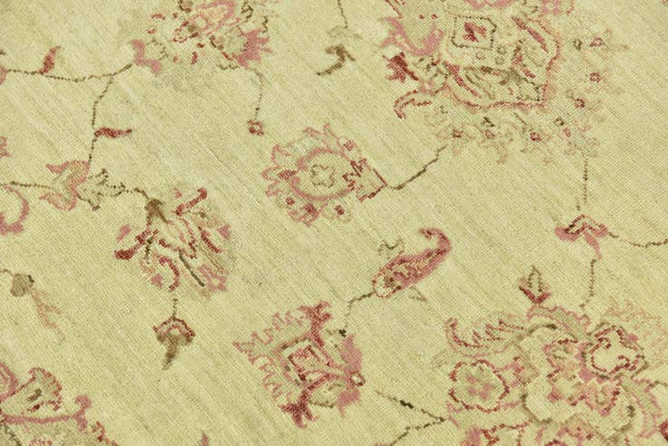Detail image of 5' 7 x 7' 10 Hand Knotted Peshawar Ziegler Rug