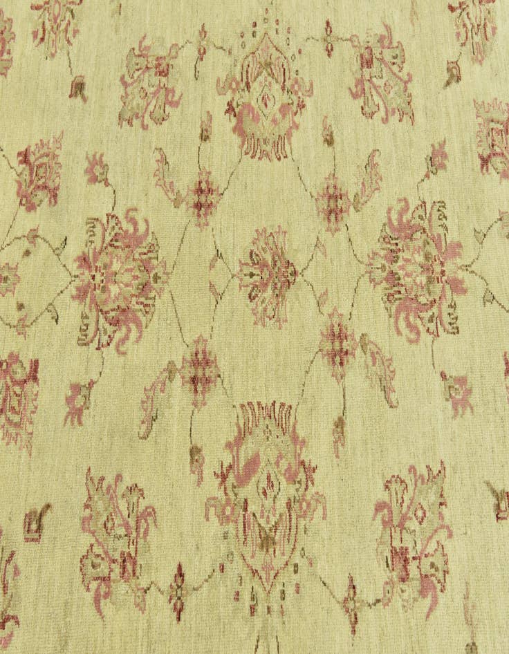 Detail image of 5' 7 x 7' 10  Hand Knotted Peshawar Ziegler Rug