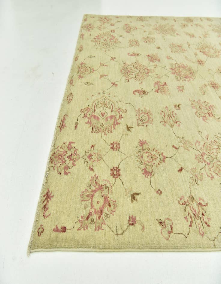 Detail image of 5' 7 x 7' 10  Hand Knotted Peshawar Ziegler Rug