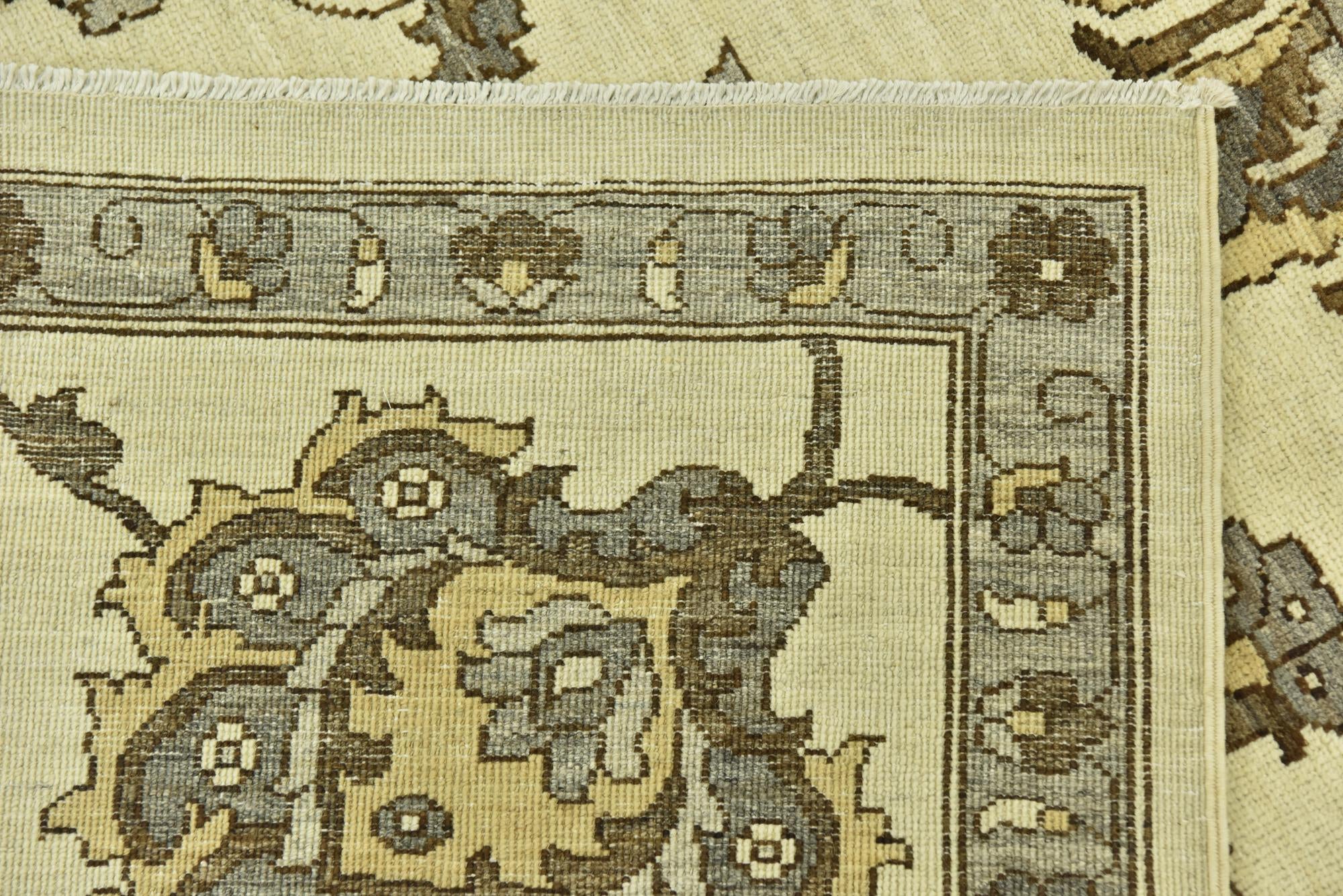 11' 6 x 13' Hand Knotted Peshawar Ziegler Rug