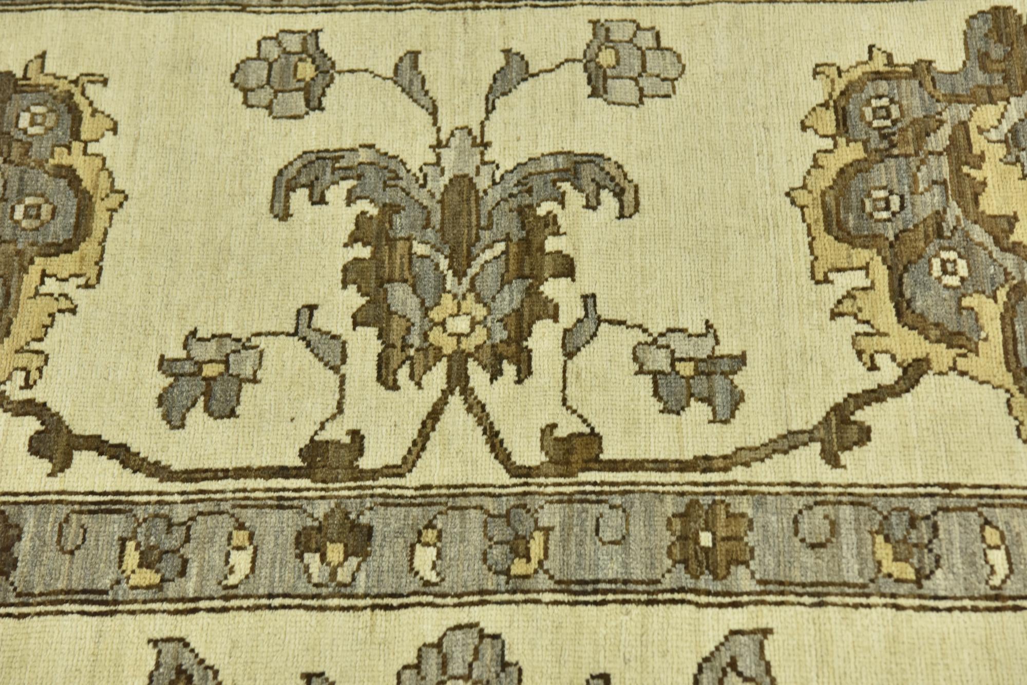 11' 6 x 13' Hand Knotted Peshawar Ziegler Rug