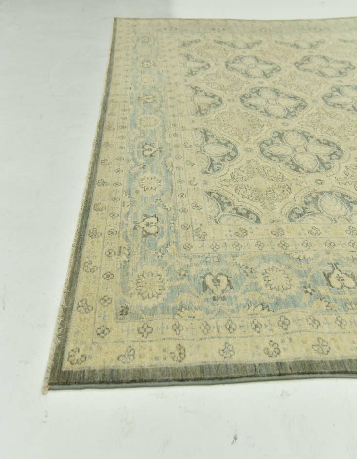 Detail image of 8' 8 x 10' 5  Hand Knotted Peshawar Ziegler Rug