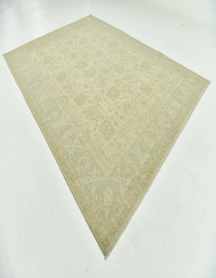 Detail image of 9' 10 x 13' 7  Hand Knotted Peshawar Ziegler Rug