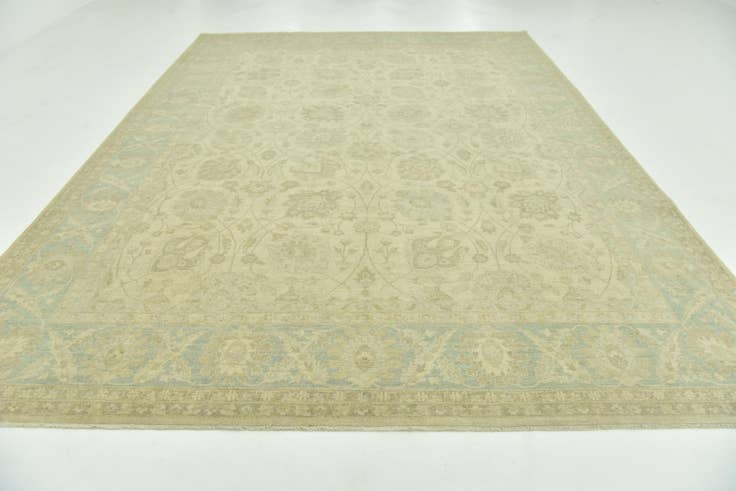 Detail image of 9' 10 x 13' 7 Hand Knotted Peshawar Ziegler Rug
