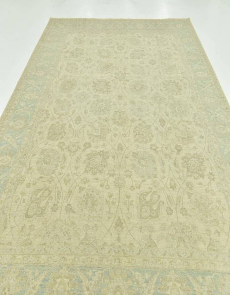 Detail image of 9' 10 x 13' 7  Hand Knotted Peshawar Ziegler Rug