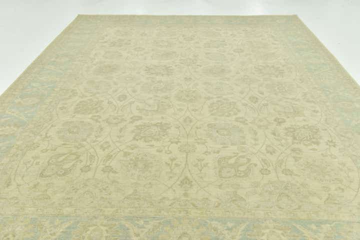 9' 10 x 13' 7 Hand Knotted Peshawar Ziegler Rug