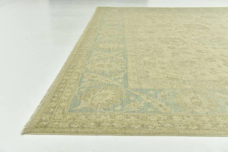 Detail image of 9' 10 x 13' 7 Hand Knotted Peshawar Ziegler Rug