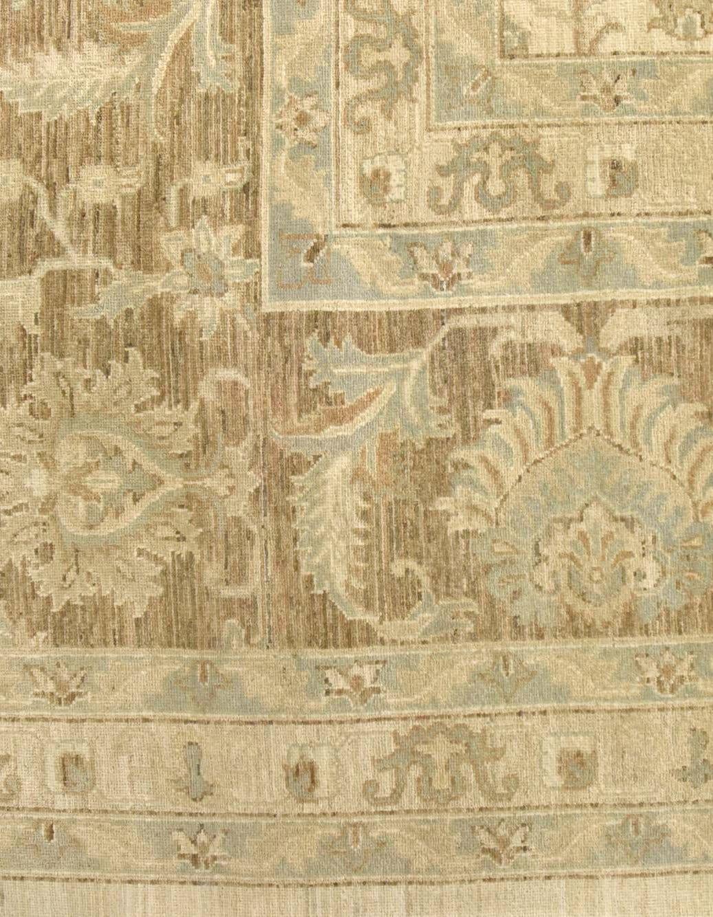 18' x 25' 6 Hand Knotted Peshawar Ziegler Rug