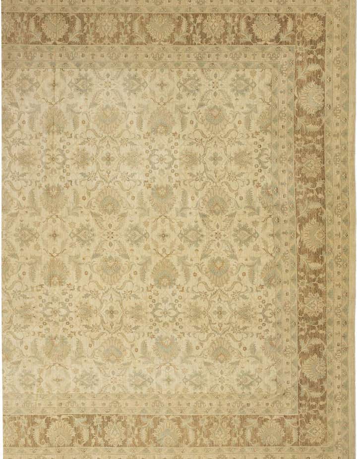 18' x 25' 6 Hand Knotted Peshawar Ziegler Rug
