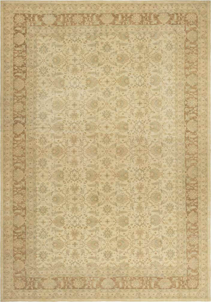 18' x 25' 6 Hand Knotted Peshawar Ziegler Rug