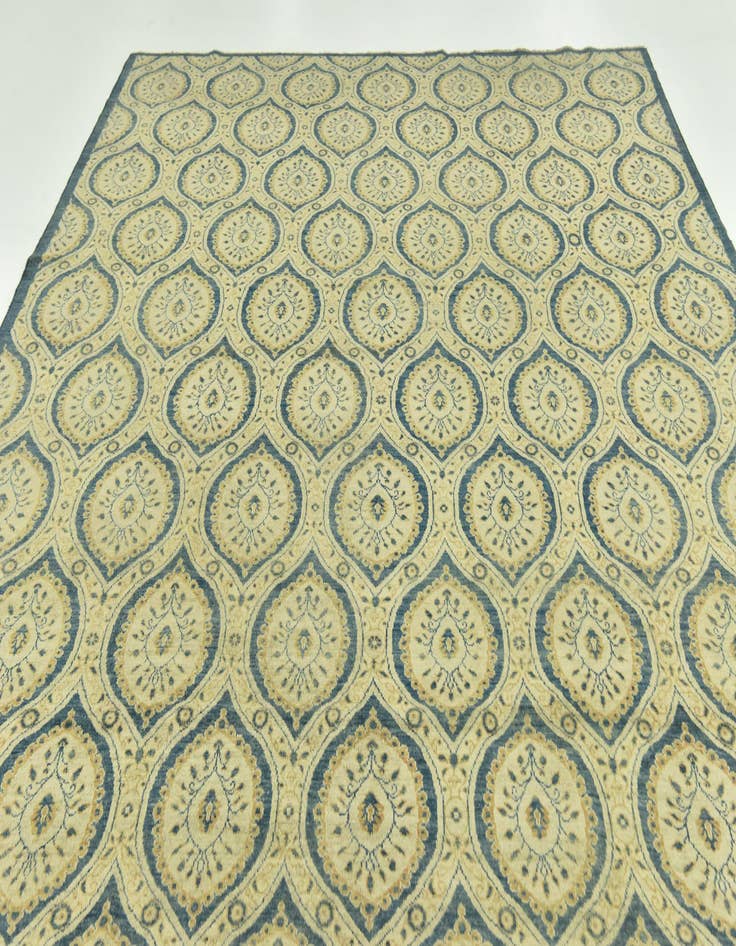 Detail image of 8' 10 x 12'  Hand Knotted Peshawar Ziegler Rug