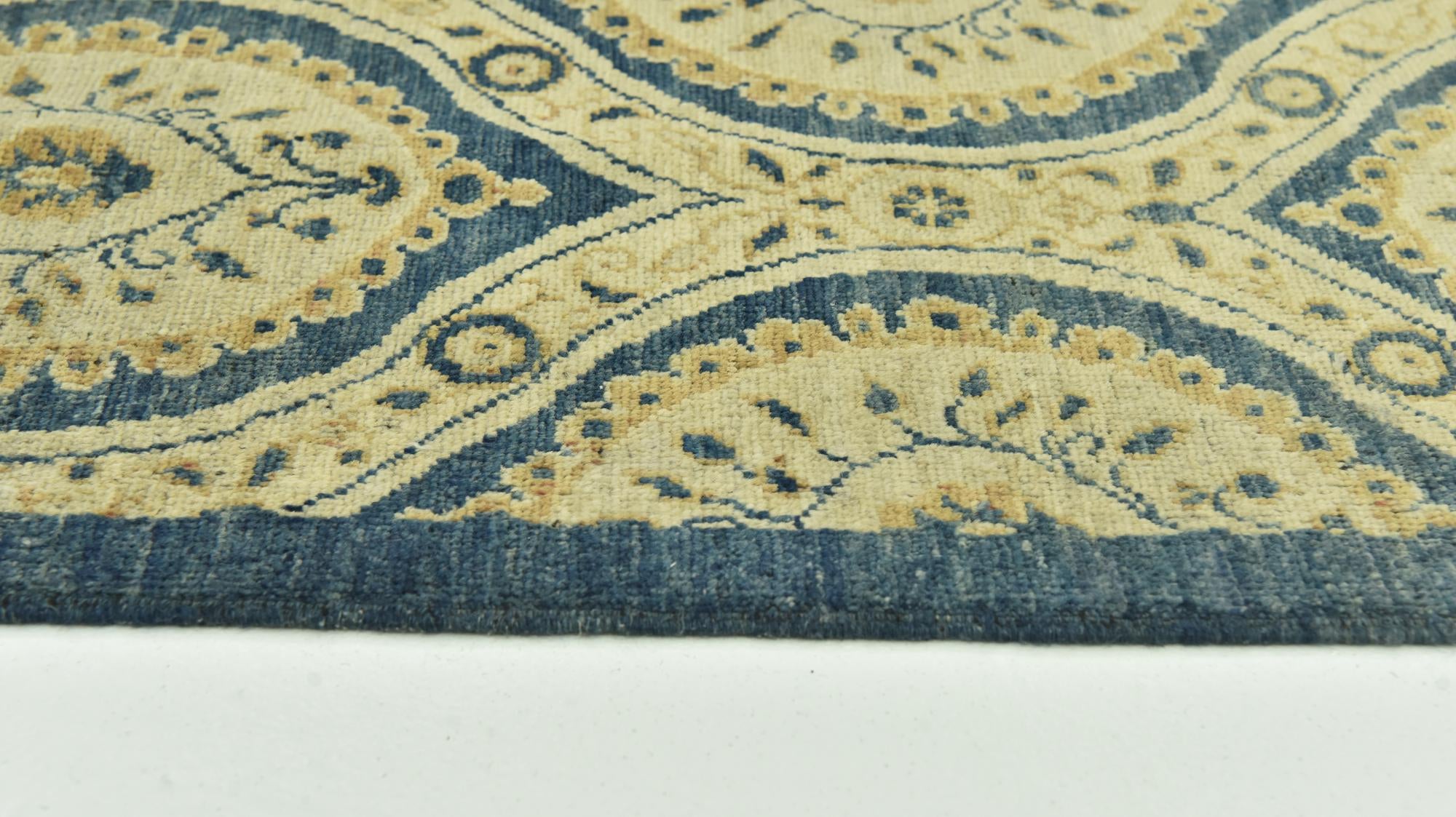 8' 10 x 12' Hand Knotted Peshawar Ziegler Rug