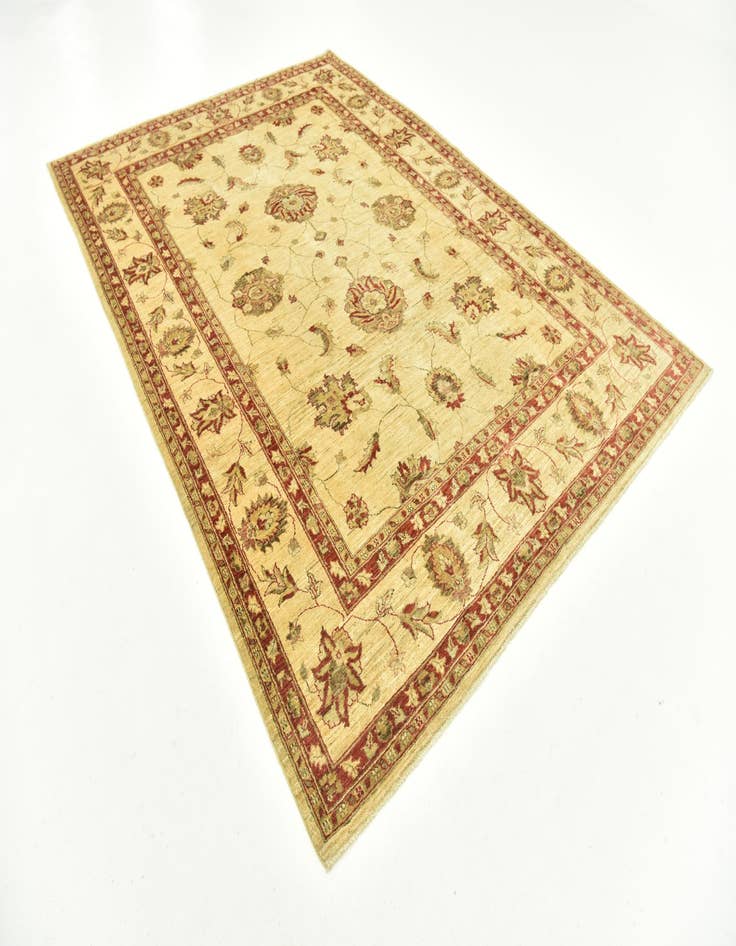 Detail image of 7' 2 x 10' 2  Hand Knotted Peshawar Ziegler Rug