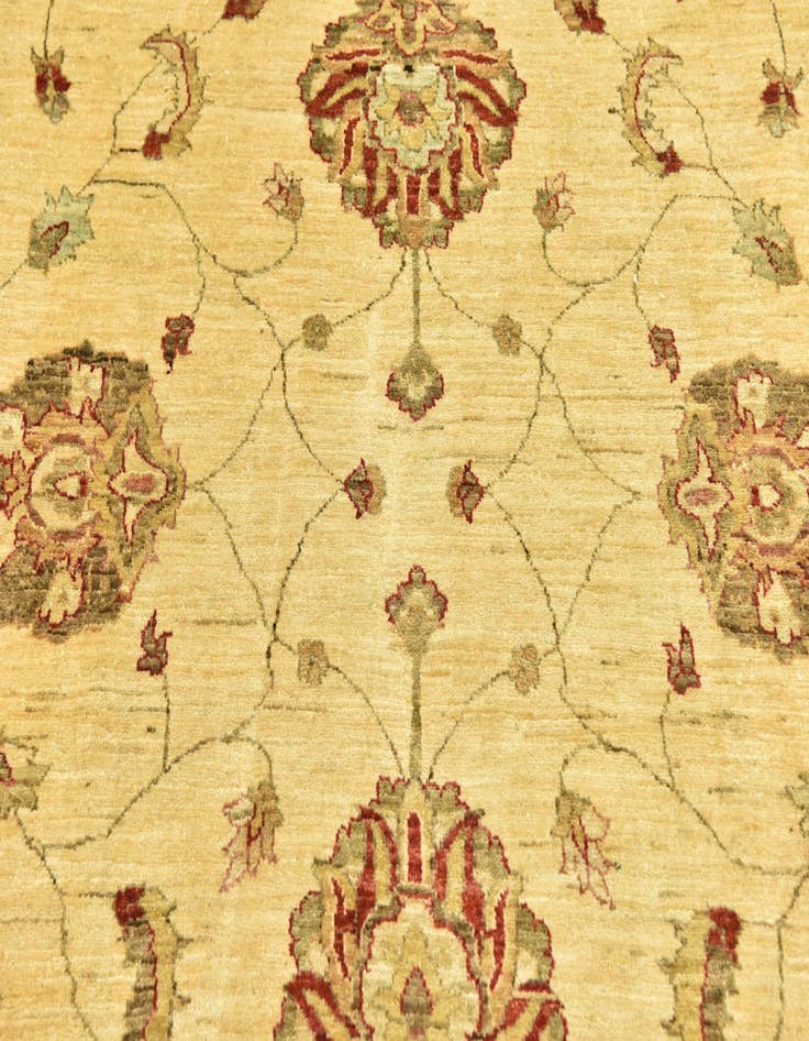 Detail image of 7' 2 x 10' 2  Hand Knotted Peshawar Ziegler Rug