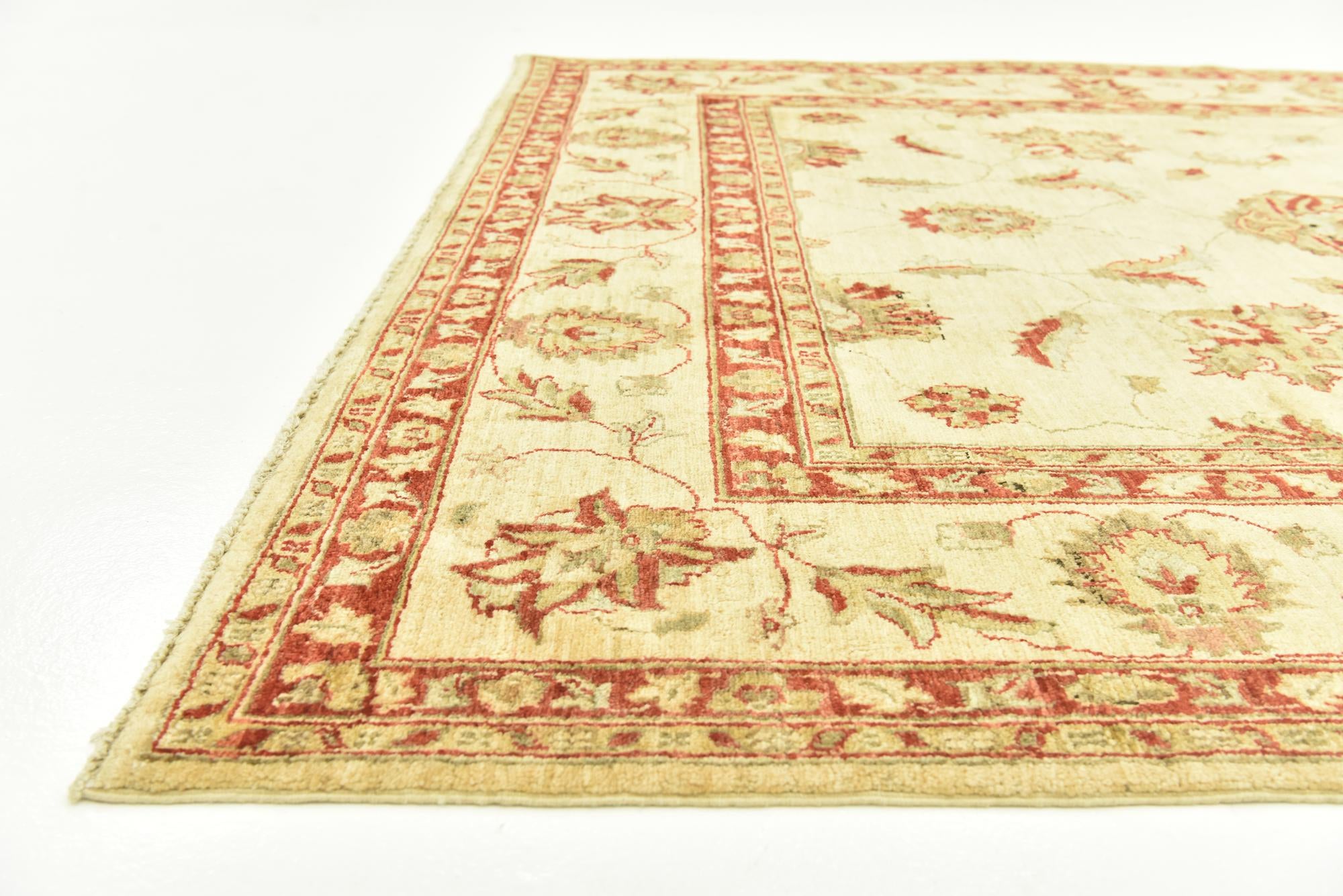 7' 2 x 10' 2 Hand Knotted Peshawar Ziegler Rug
