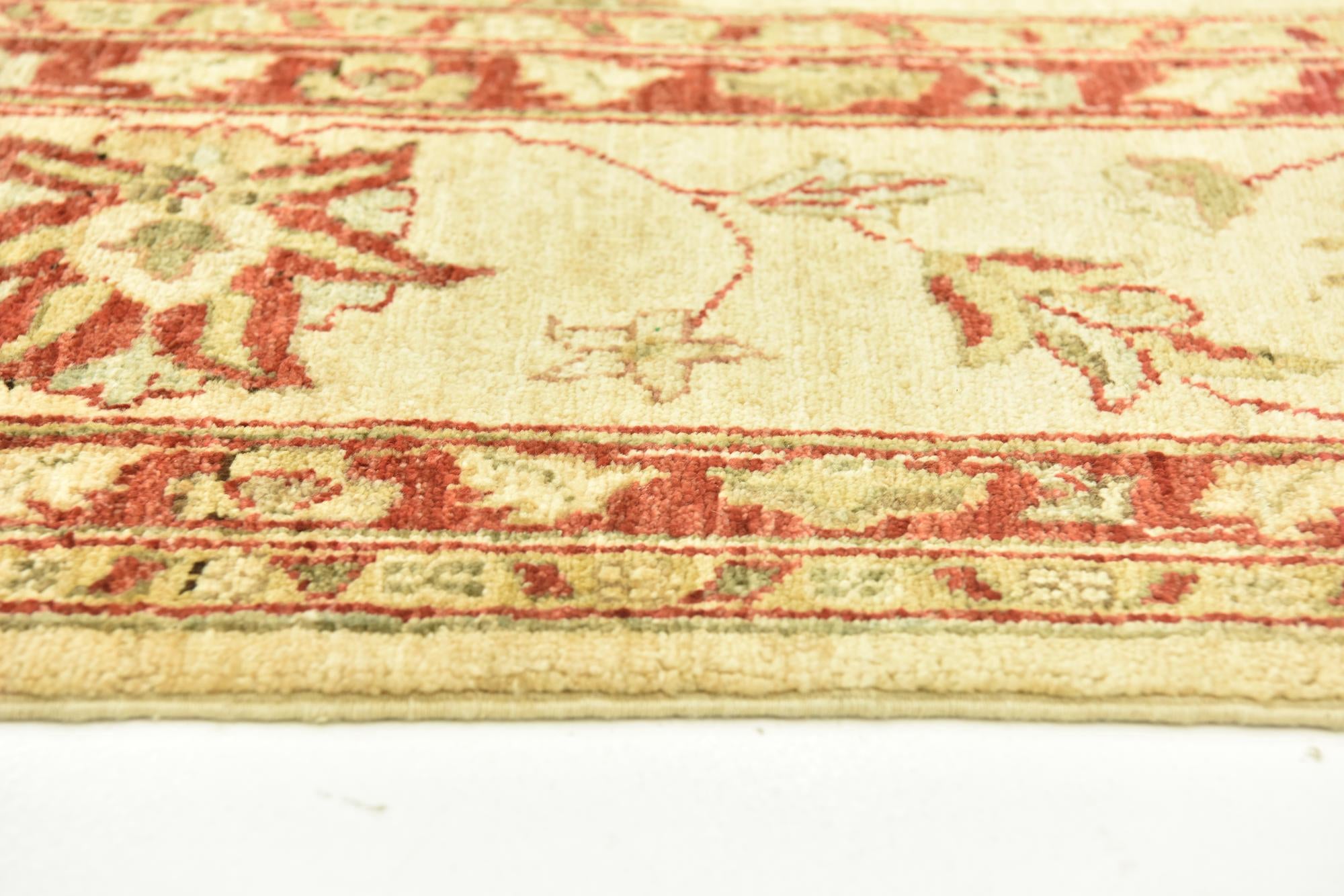 7' 2 x 10' 2 Hand Knotted Peshawar Ziegler Rug