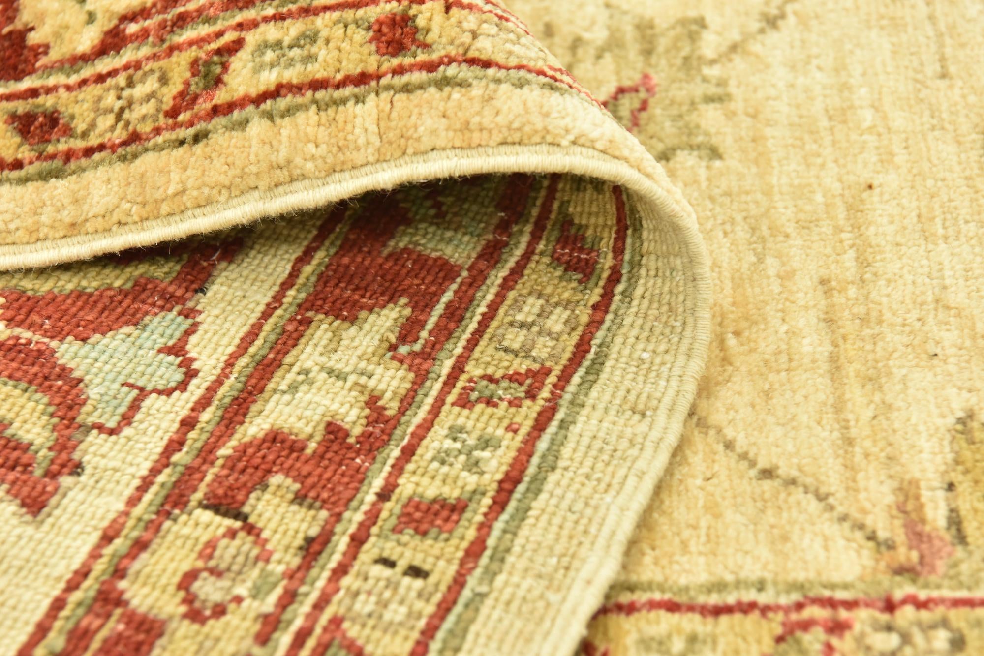 7' 2 x 10' 2 Hand Knotted Peshawar Ziegler Rug