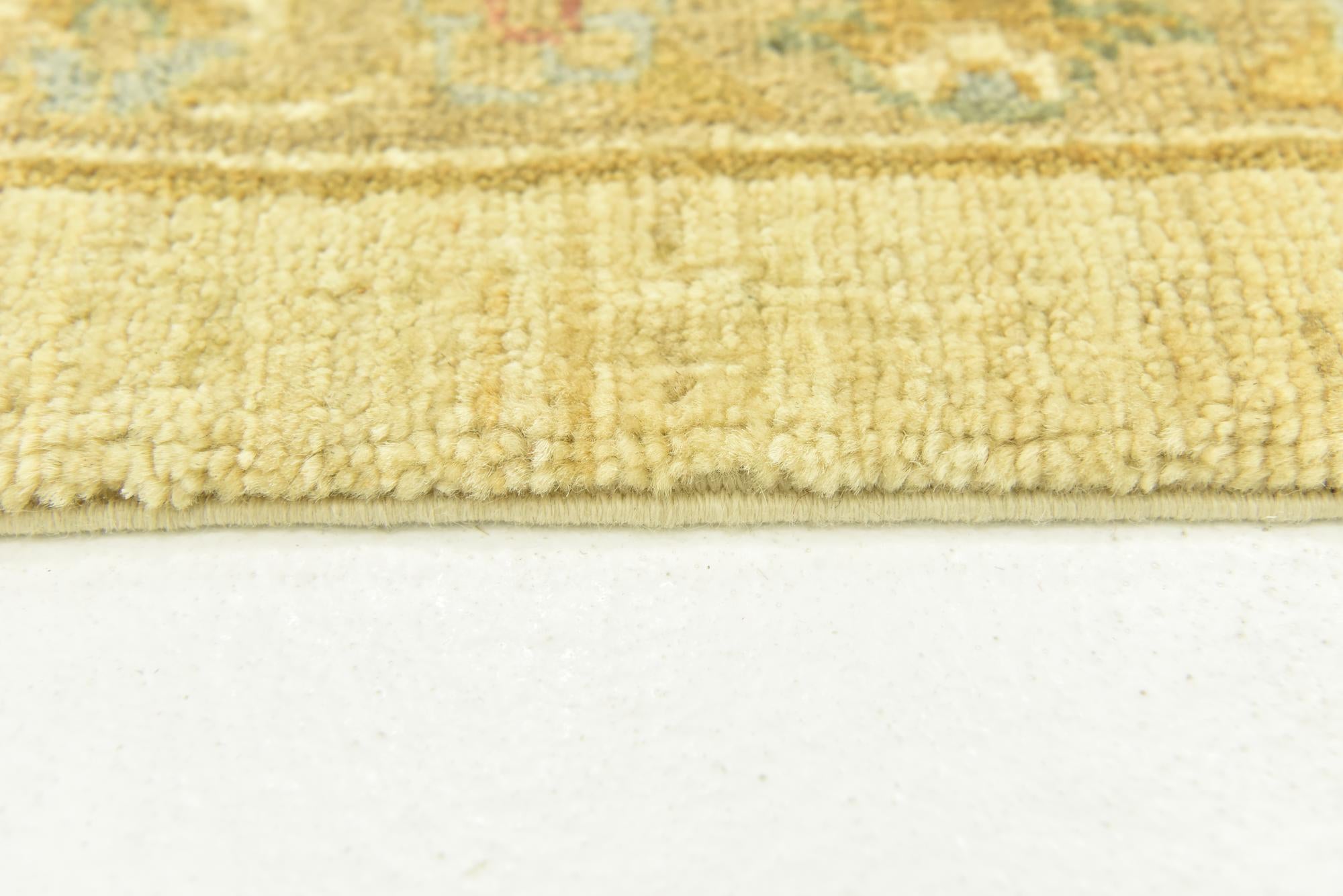 6' 7 x 10' Hand Knotted Peshawar Ziegler Rug