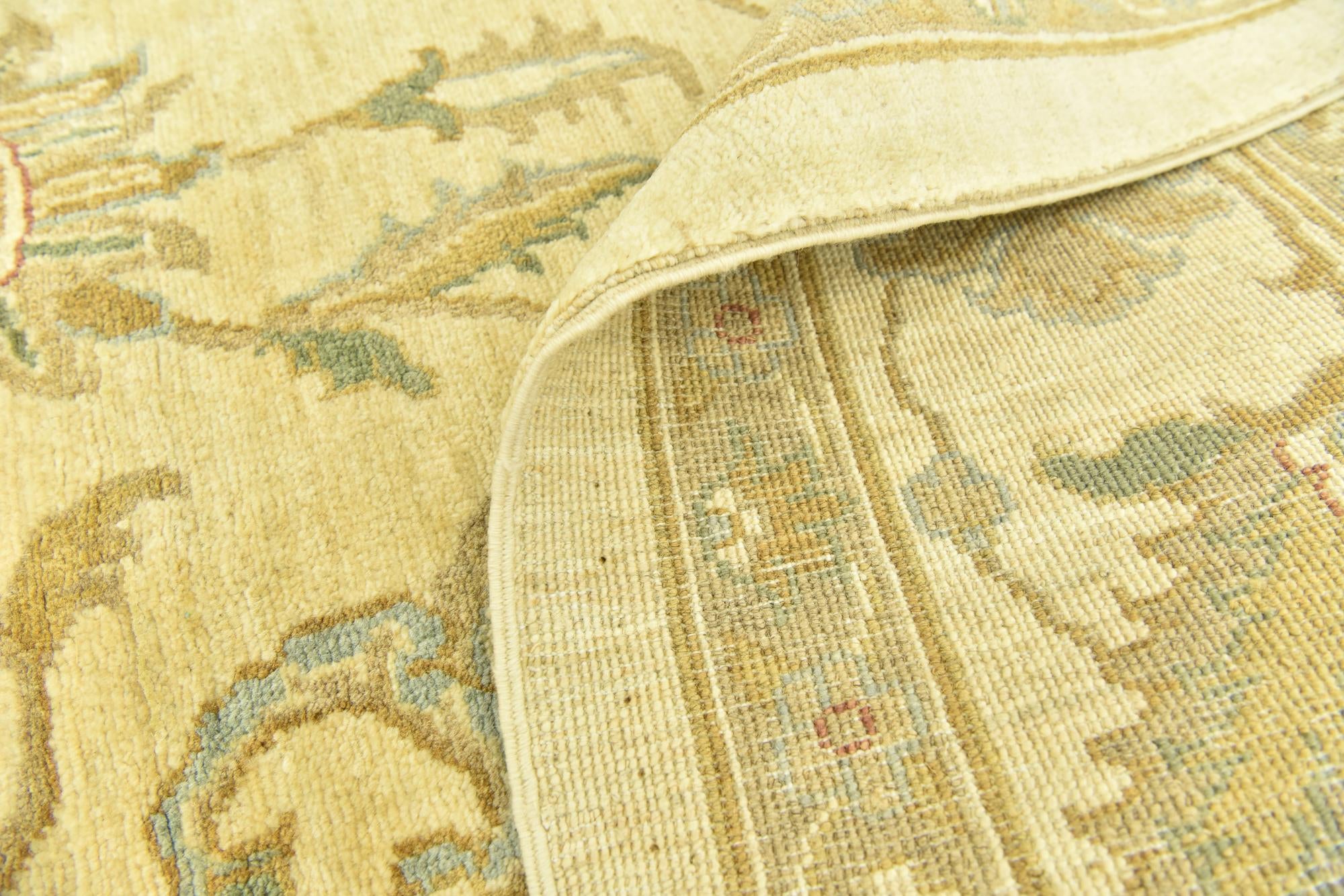 6' 7 x 10' Hand Knotted Peshawar Ziegler Rug