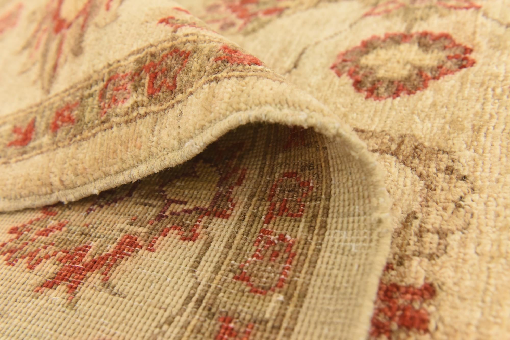 6' x 8' 3 Hand Knotted Peshawar Ziegler Rug