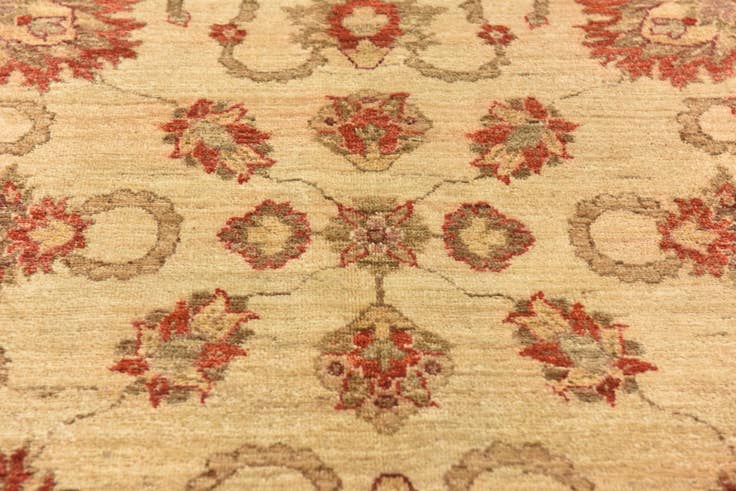 Detail image of 6' x 8' 3 Hand Knotted Peshawar Ziegler Rug