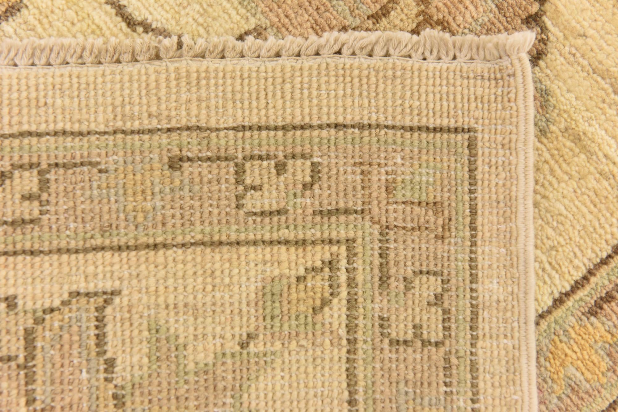 6' 7 x 9' 9 Hand Knotted Peshawar Ziegler Rug