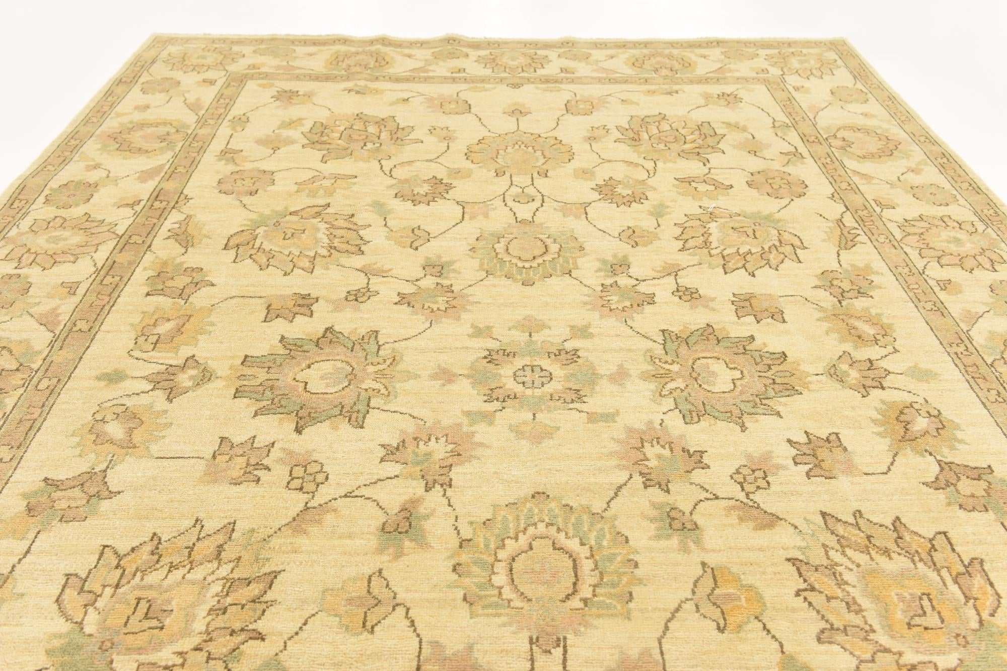 6' 7 x 9' 9 Hand Knotted Peshawar Ziegler Rug