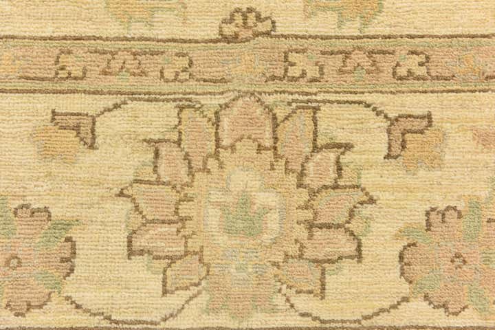 6' 7 x 9' 9 Hand Knotted Peshawar Ziegler Rug