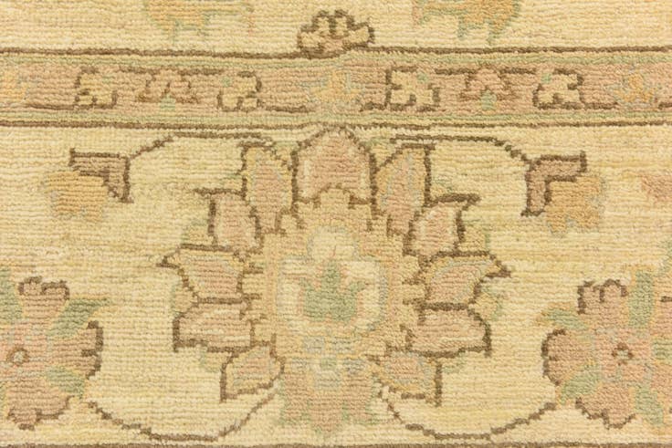 Detail image of 6' 7 x 9' 9 Hand Knotted Peshawar Ziegler Rug