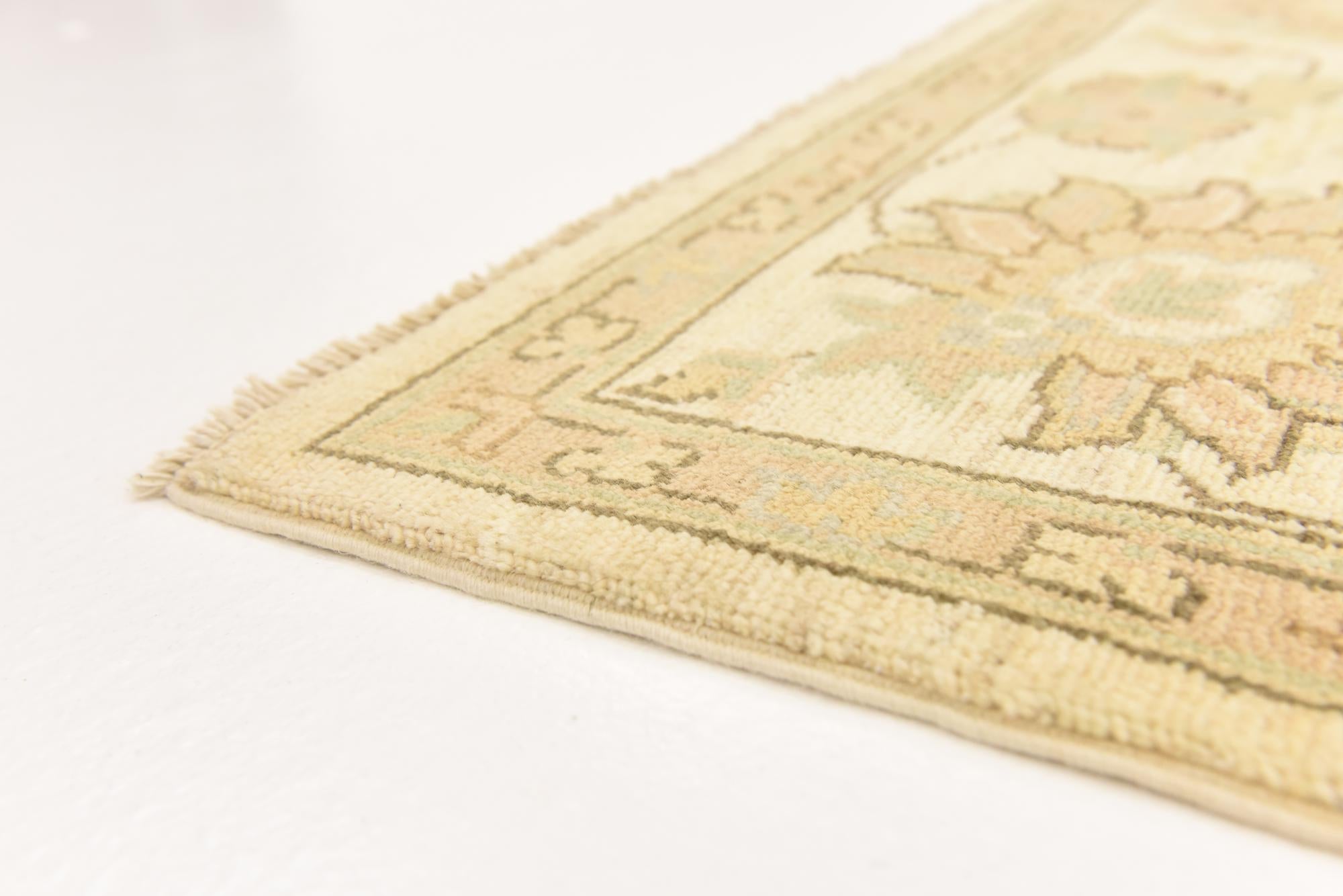 6' 7 x 9' 9 Hand Knotted Peshawar Ziegler Rug