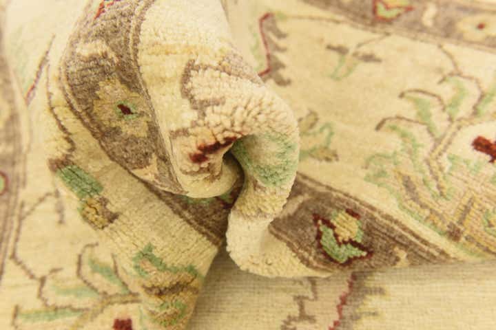 6' 11 x 9' 5 Hand Knotted Peshawar Ziegler Rug