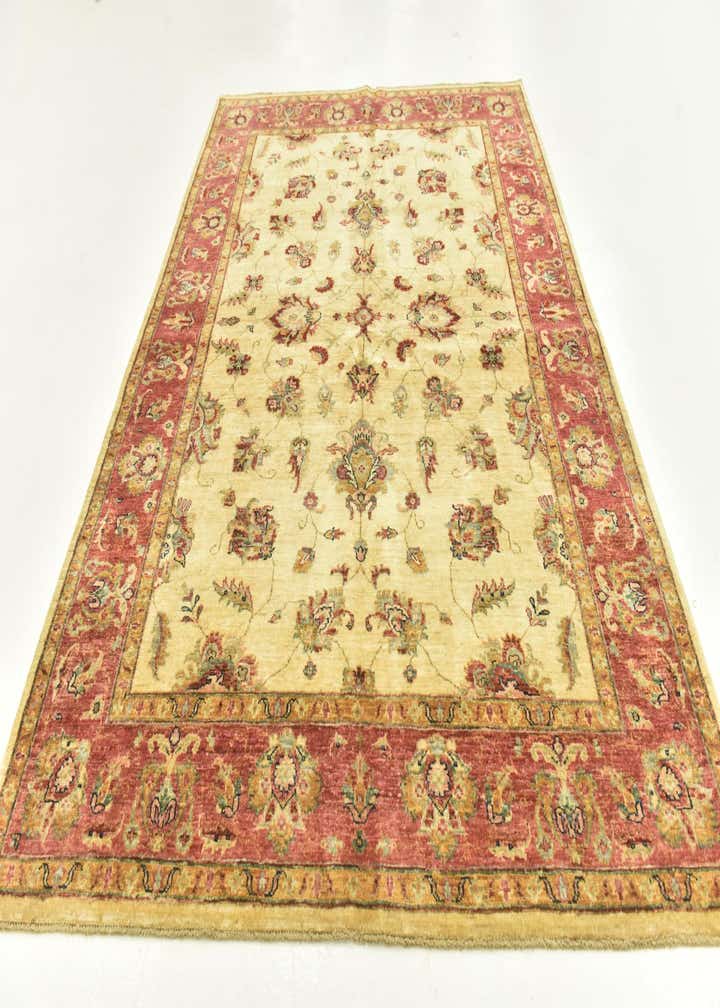 5' 7 x 8' Hand Knotted Peshawar Ziegler Rug