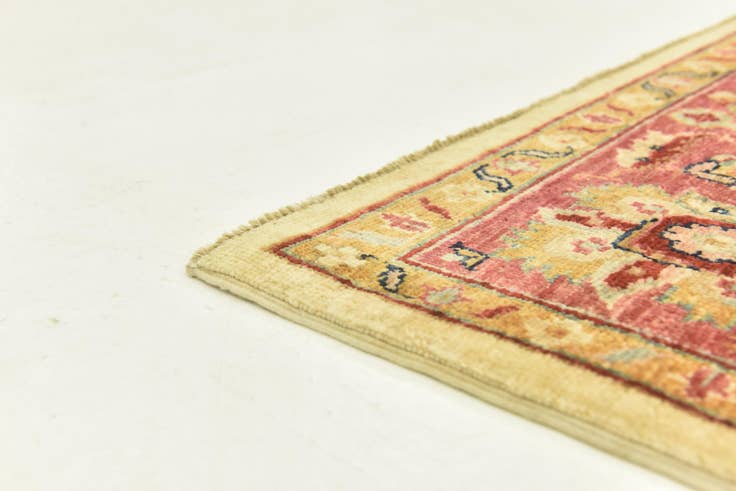 Detail image of 5' 7 x 8' Hand Knotted Peshawar Ziegler Rug