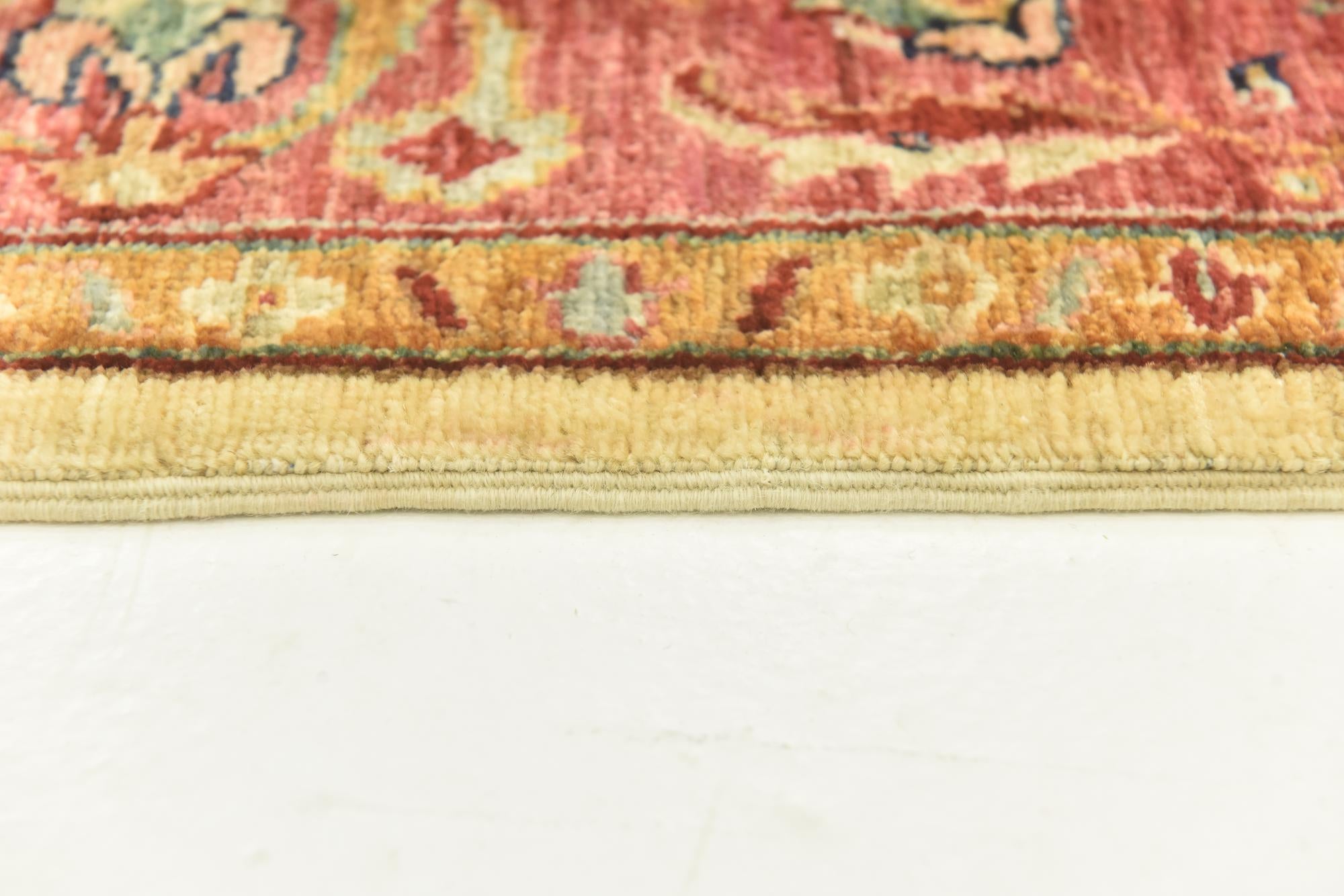 5' 7 x 8' Hand Knotted Peshawar Ziegler Rug