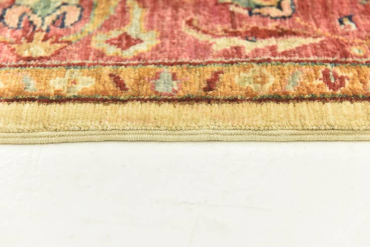 Detail image of 5' 7 x 8' Hand Knotted Peshawar Ziegler Rug