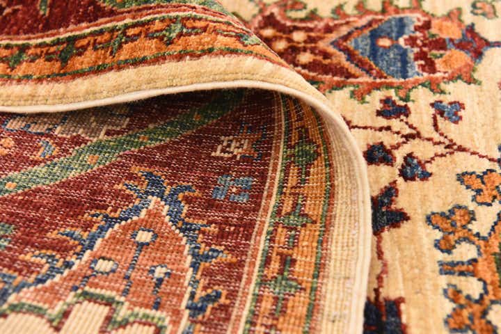 5' 6 x 7' 10 Hand Knotted Peshawar Ziegler Rug