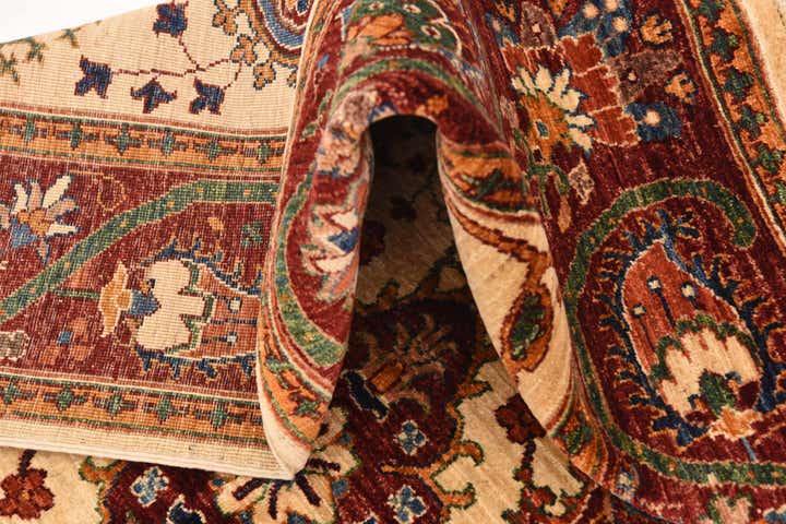 5' 6 x 7' 10 Hand Knotted Peshawar Ziegler Rug