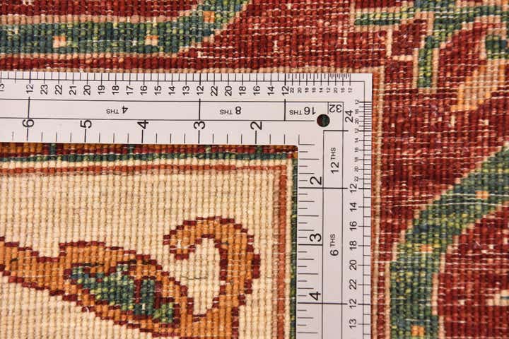 5' 6 x 7' 10 Hand Knotted Peshawar Ziegler Rug