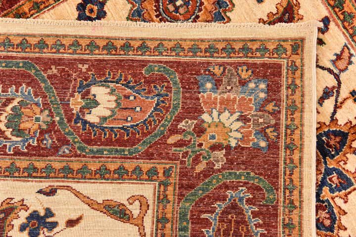 5' 6 x 7' 10 Hand Knotted Peshawar Ziegler Rug
