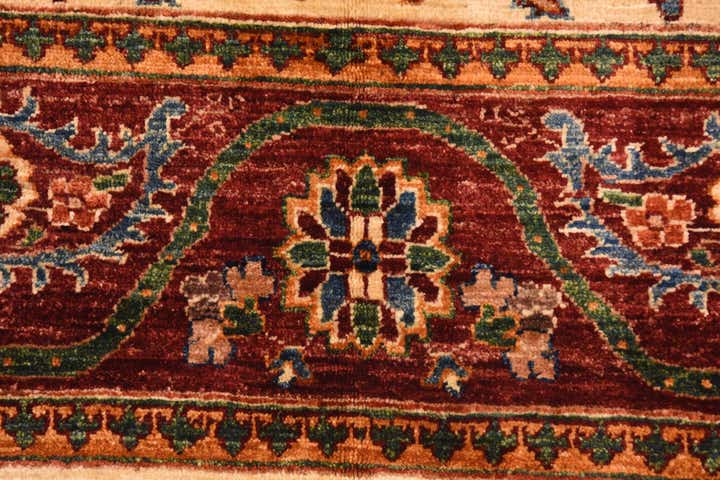 5' 6 x 7' 10 Hand Knotted Peshawar Ziegler Rug