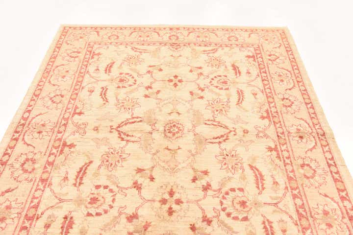 5' 5 x 7' 9 Hand Knotted Peshawar Ziegler Rug